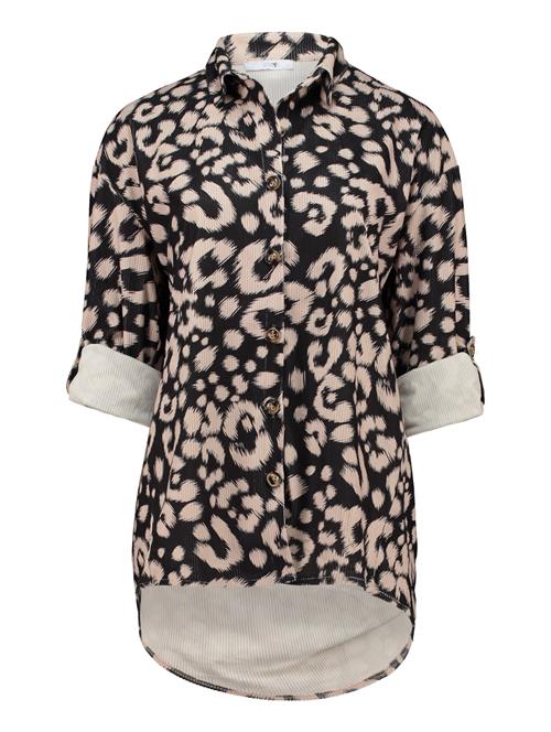 Hailys Bluse 'Ch44ristina'  nude / sort