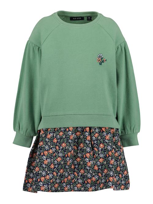 BLUE SEVEN Kjole  navy / lyseblå / grøn / koral