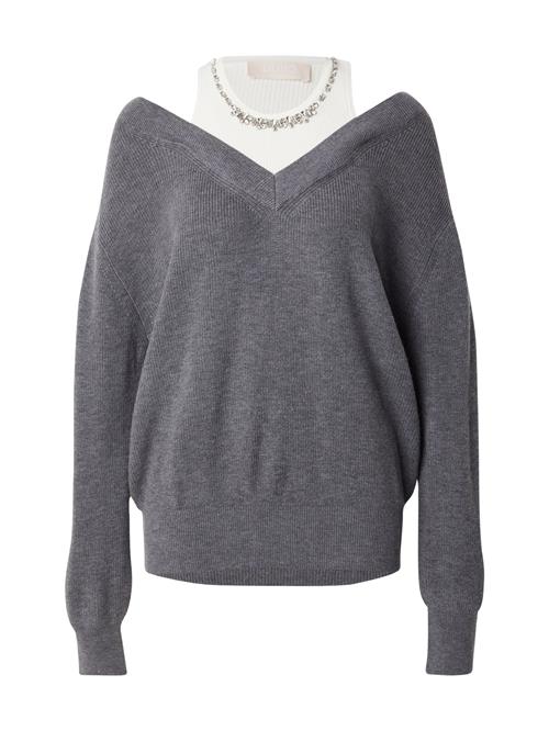 Se Liu Jo Pullover  grå-meleret / hvid ved About You