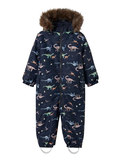 NAME IT Flyverdragt Snow10 Dark Sapphire Dino Earth