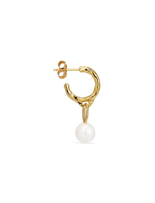 Space Stud With Pearl Jane Koenig Gold