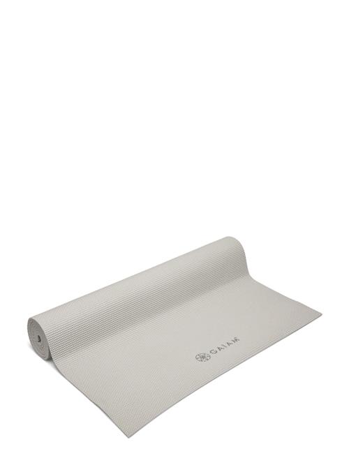 Gaiam Sustained Grey Yoga Mat 5Mm Solid Gaiam Grey