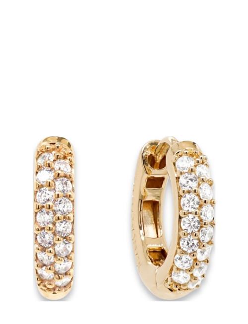Goldplated Classic Earrings Marmara Sterling Gold