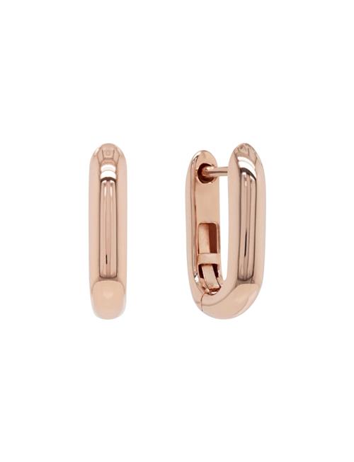 Goldplated Link Earrings Marmara Sterling Pink