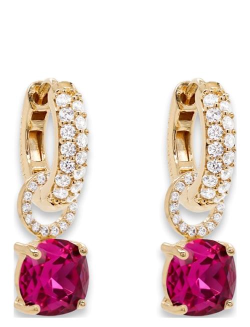 Goldplated Earrings Marmara Sterling Pink
