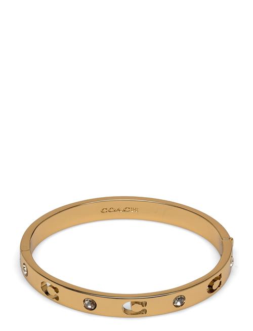Coach Signature St Bangle Bracelet Coach Accessories Gold