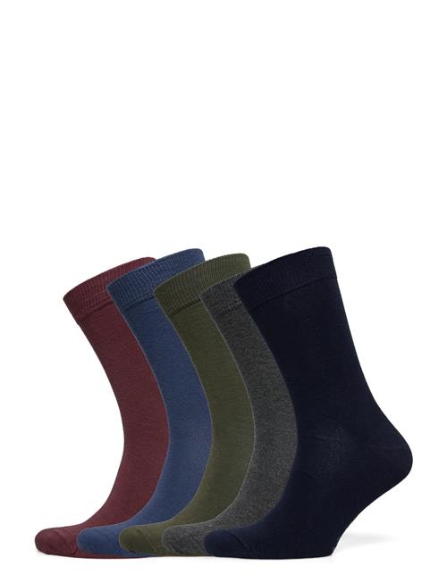 Essential Ankle Sock 5P Björn Borg Patterned
