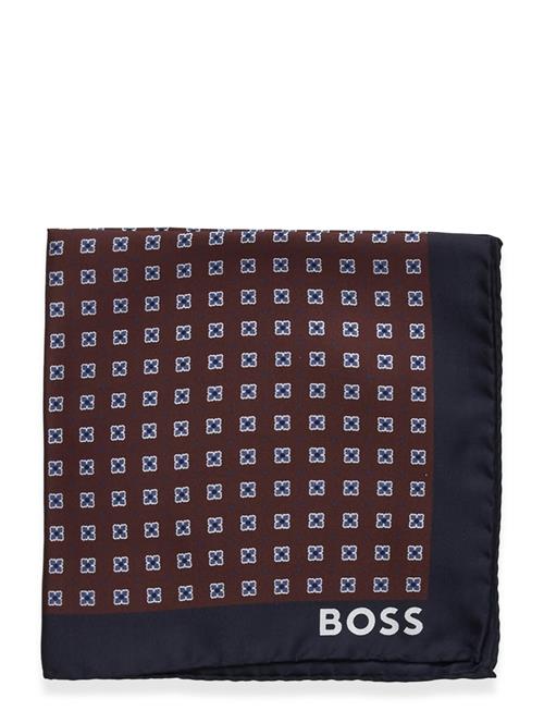 H-Pocket Sq-222 BOSS Red