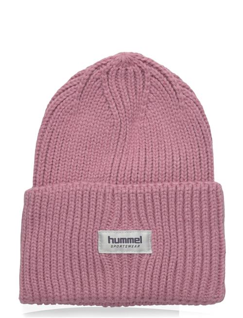 Hmljr Heavy Rib Knit Beanie Hummel Pink