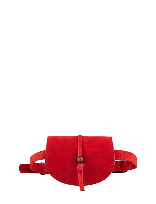 Suede Belt Bag Becksöndergaard Red