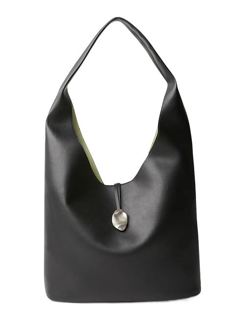 Stn Lck Slchy Lrg Sh Calvin Klein Black