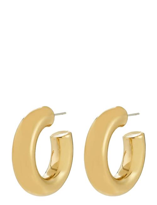 Phase Medium Hoops Gold-Plated Pilgrim Gold