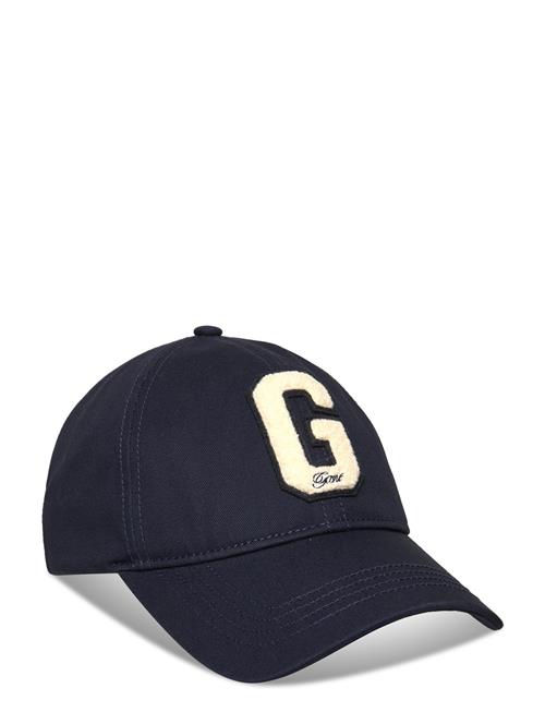 G Badge Cotton Twill Cap GANT Navy