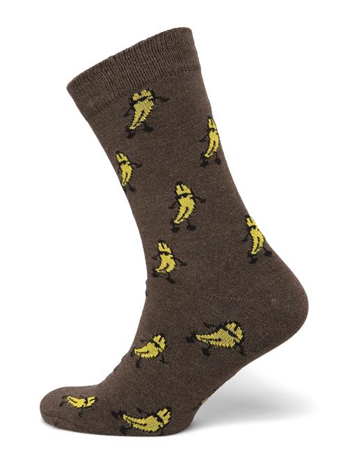 Fruit Bamboo Sock Lindbergh Brown