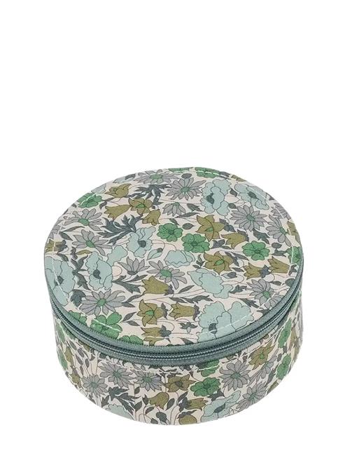 Jewelry Box Round Mw Liberty Poppy And Daisy Teal Bon Dep Green