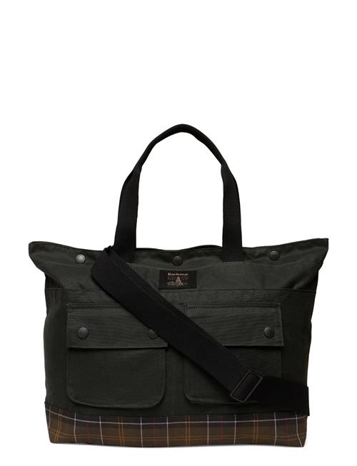Barbour Field Wax Tote Bag Barbour Green