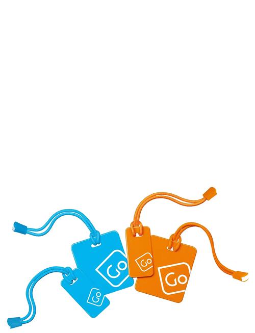 Luggage Tags Family Pack Go Travel Blue