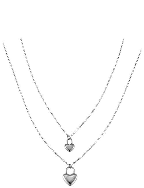 Heart Locker Necklace Gold By Jolima Silver
