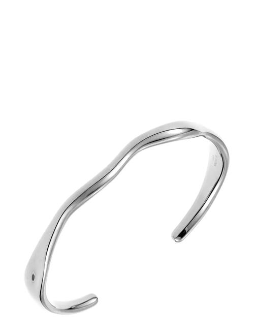 Wave Flexi Bangle Steel By Jolima Silver