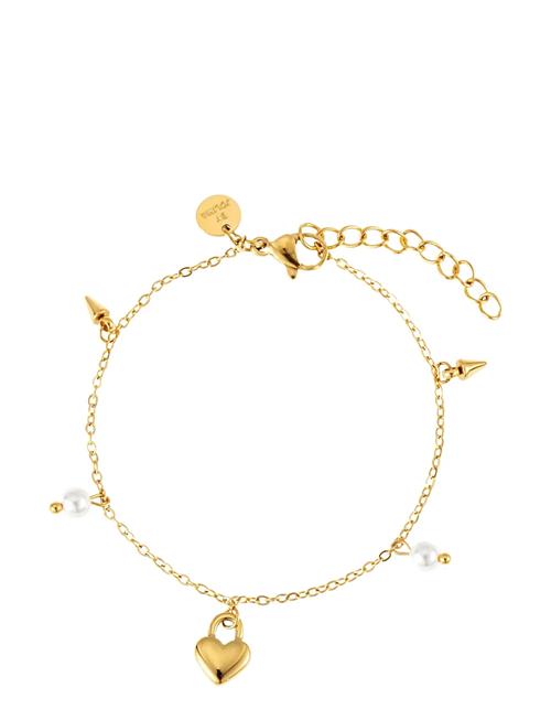 Heart Locker Mix Bracelet Gold By Jolima Gold