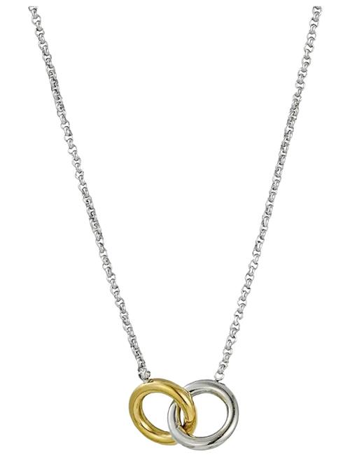 Hitch Necklace Mix Bud To Rose Silver