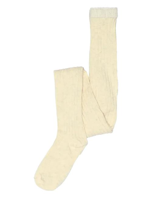 Cotton Rib Tights Mp Denmark Cream