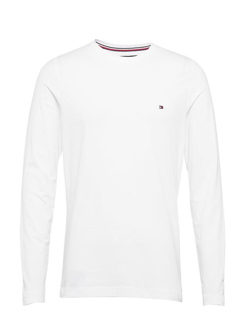 Stretch Slim Fit Long Sleeve Tee Tommy Hilfiger White