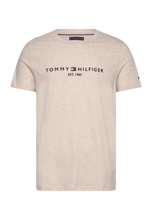 Tommy Logo Tee Tommy Hilfiger Cream