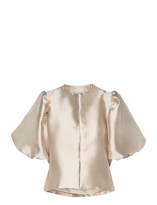 Cleo Pouf Sleeve Blouse Malina Beige