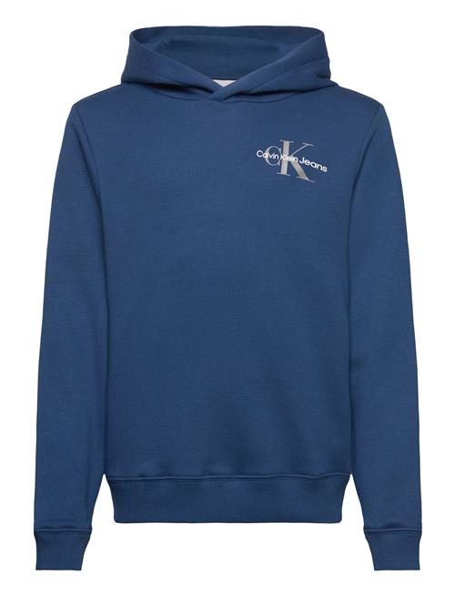 Small Monogram Hoodie Calvin Klein Blue