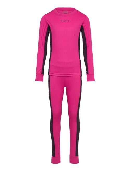 Baselayer Set Jr Craft Pink