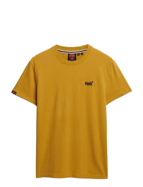 Essential Logo Emb Tee Superdry Yellow