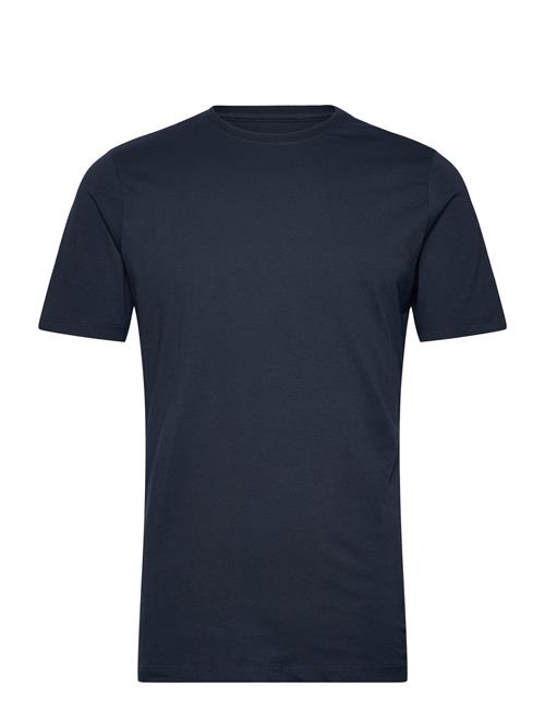 Basic T-Shirt Knowledge Cotton Apparel Navy