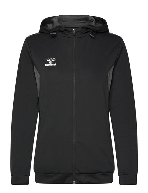 Hmlauthentic Pl Zip Hoodie Woman Hummel Black