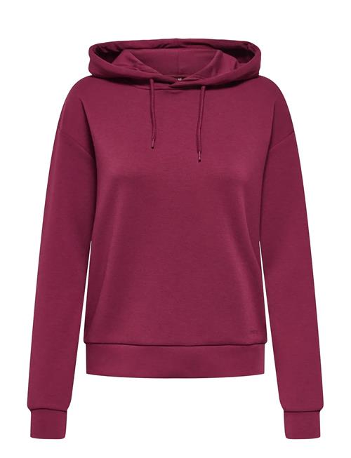 Onplounge Hood Ls Swt Noos Only Play Burgundy