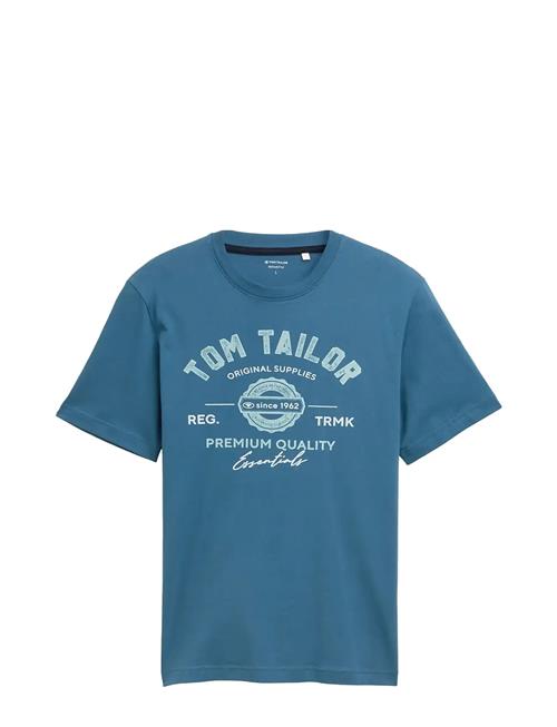 Logo Tee Tom Tailor Blue