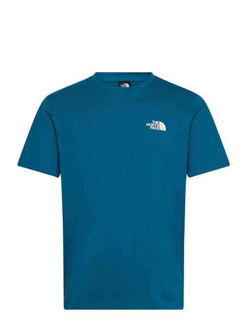 M Ss Simple Dome Tee The North Face Blue