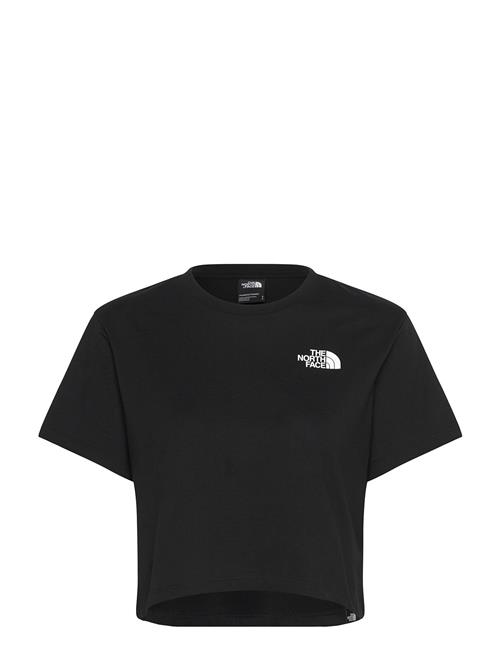 W Simple Dome Cropped Slim Tee The North Face Black