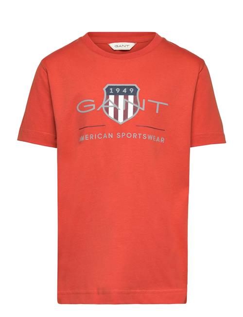 Archive Shield Ss T-Shirt GANT Orange