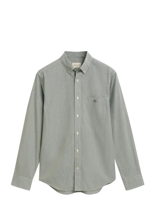 Reg Classic Poplin Banker Shirt GANT Green