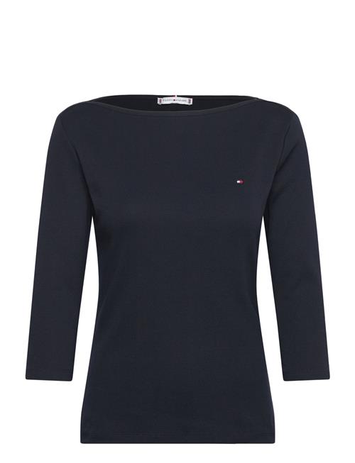 Slim Cody Boat-Nk 3/4Slv Tommy Hilfiger Black