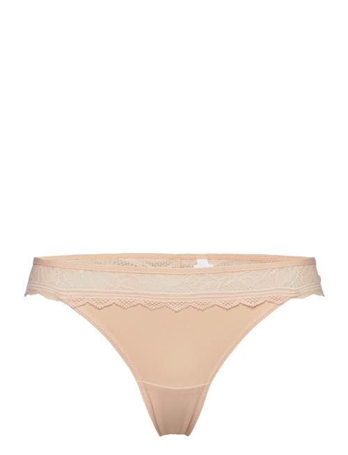 Floral Touch Tanga CHANTELLE Beige
