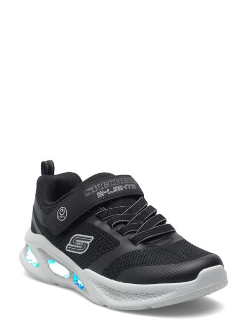 Boys Skechers Meteor-Lights Skechers Black