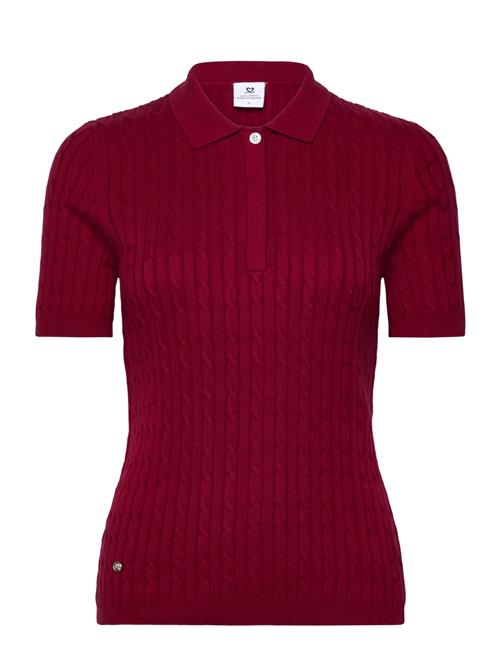 Madelene 1/2S Polo Shirt Daily Sports Red