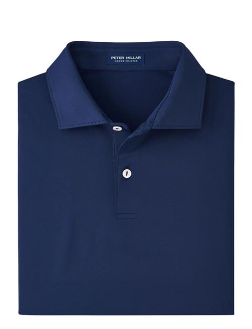 Solid Performance Jersey Polo Peter Millar Navy