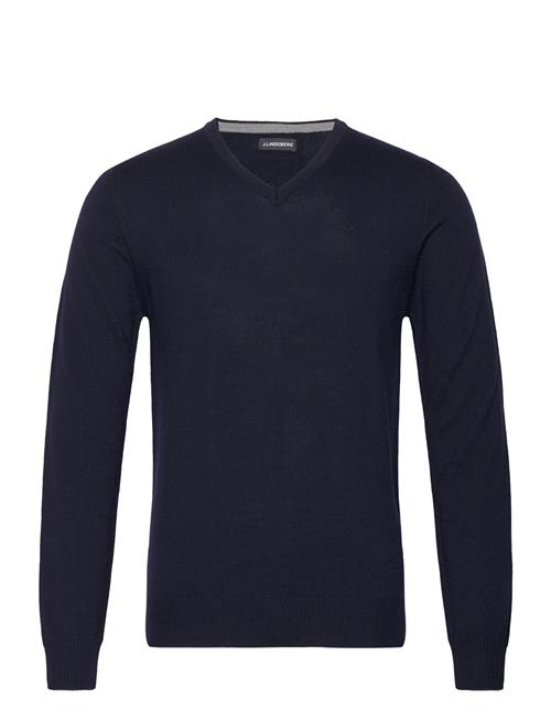 Lymann Merino V-Neck Sweater J. Lindeberg Navy