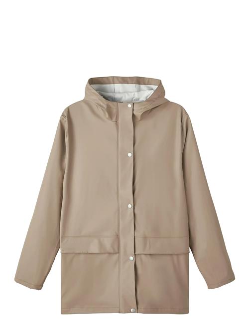 Nlndry10 Long Rain Jacket Fo LMTD Beige