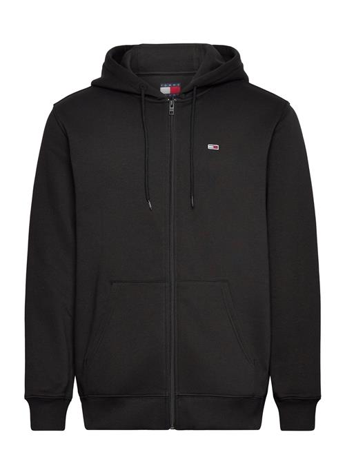 Tjm Reg S Flag Zip Fleece Thru Tommy Jeans Black