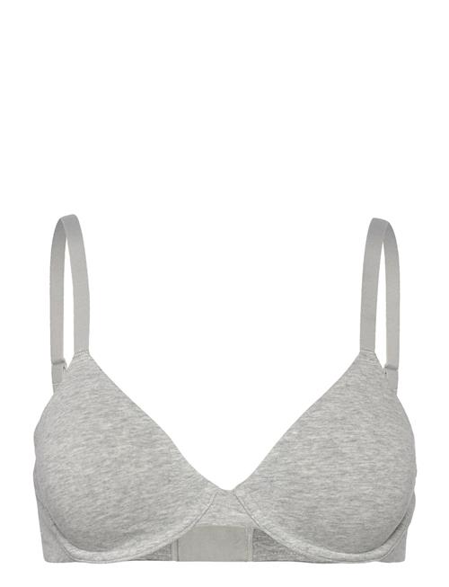 Core Unlined Demi Bra Organic Basics Grey