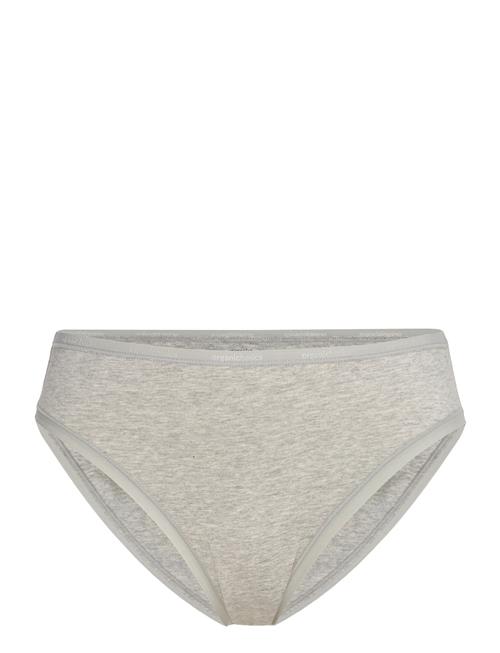 Core High-Leg Briefs Organic Basics Grey